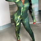 TYYLIKÄS CATSUIT UNITARD JUMPSUIT L 40/42 - pikkukuva 1