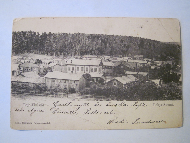 VANHA Postikortti Lohja ennen-1905