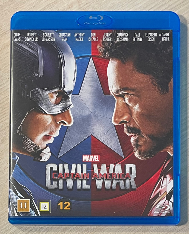 Marvel: CAPTAIN AMERICA: Civil War (2016) Chris Evans (UUSI)