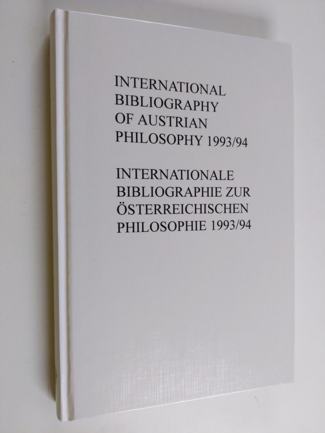 Thomas Binder ym. : International Bibliography of Austria...