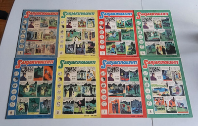 SARJAKUVALEHTI VSK 1954 NROT 1-24