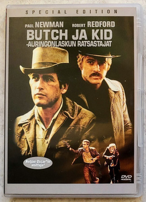 BUTCH JA KID Auringonlaskun ratsastajat, Suomi-DVD 1969/2002