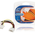 Bandridge Virtajakajakaapeli Molex Ur - 2xMolex Na, 0.15m - pikkukuva 1