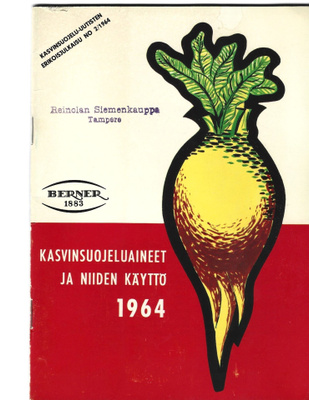 Kasvinsuojeluaineet ja niiden käyttö 1964