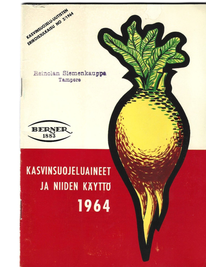 Kasvinsuojeluaineet ja niiden käyttö 1964