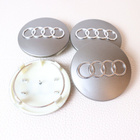 Audi vannekeskiöt – Kromi-Harmaa – 67mm (4kpl sa - pikkukuva 3
