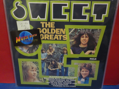 SWEET - SWEETS GOLDEN GREATS UK -77 EX+/EX LP