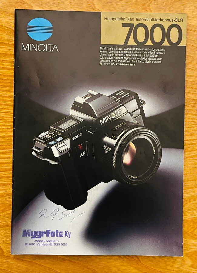 Minolta 7000 esite