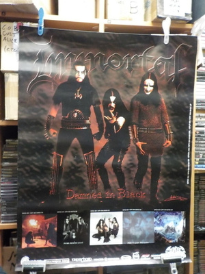 IMMORTAL - DAMNED IN BLACK PROMO JULISTE