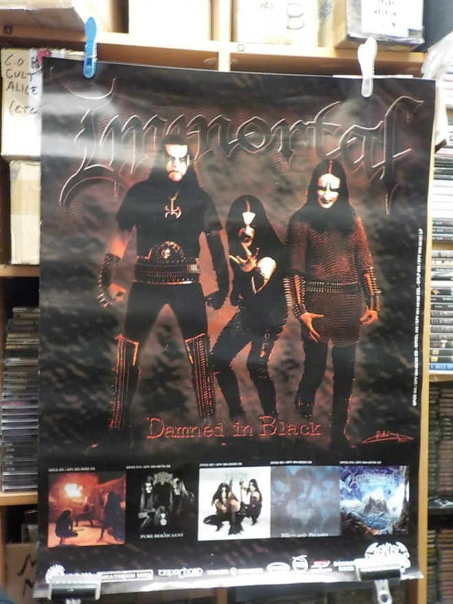 IMMORTAL - DAMNED IN BLACK PROMO JULISTE