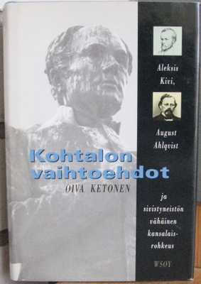 Oiva Ketonen: Kohtalon vaihtoehdot, Wsoy 1989. 204 s.