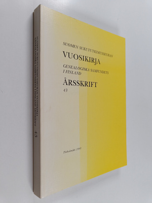 Suomen sukututkimusseuran vuosikirja 43 = Genealogiska sa...