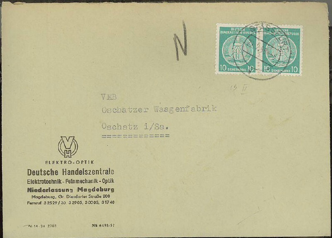 DDR Dienst Mi 35 pari kirjeellä