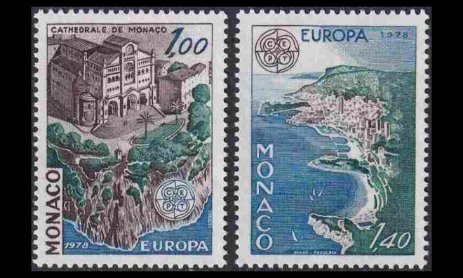 Monaco 1319-20 ** Europa (1978)