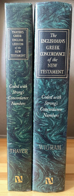 Greek Concordance of the New Testament + Lexicon Greek-Engl.