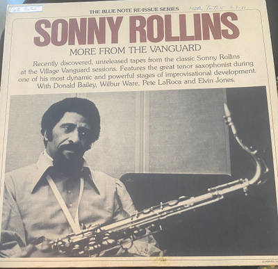 Sonny Rollins: More From the Vanguard 2LP 1975