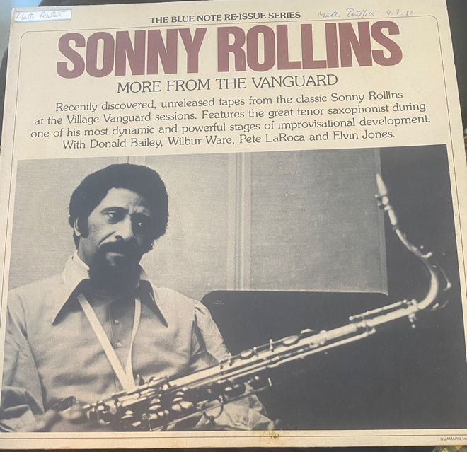 Sonny Rollins: More From the Vanguard 2LP 1975