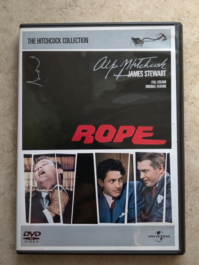 Köysi - Rope, DVD. Ohjaus Alfred Hitchcock