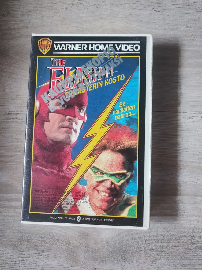 Flash Tricksterin kosto VHS