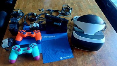 Ps4 Vr-lasit + 2kpl ohjainta + lataustelakka