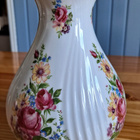 Vintage kukkakuvioinen maljakko Bavaria - pikkukuva 2