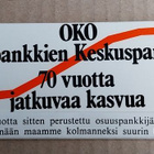OKO Osuuspankki OP 70 vuotta mainostikut - pikkukuva 1
