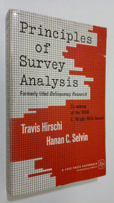 Travis Hirschi : Principles of survey analysis