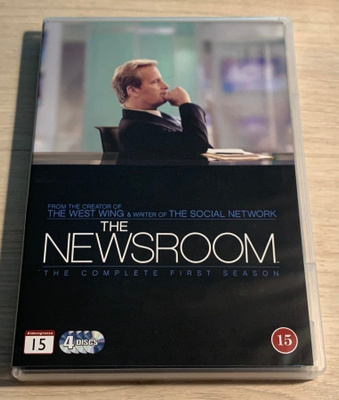 Newsroom: Kausi 1 (4DVD) uusi ja muoveissa
