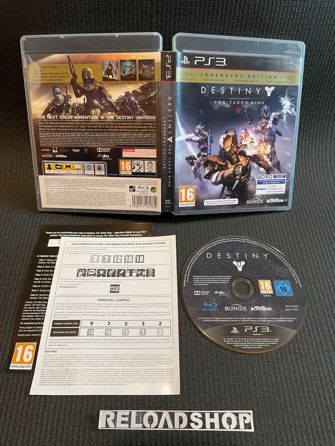 Destiny The Taken King Legendary Edition PS3 - CiB
