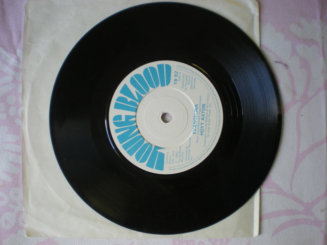 7" Hoyt Axton: Hotel Ritz / Evengelina