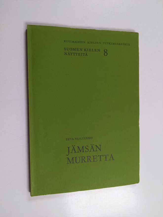 Eeva Yli-Luukko : Jämsän murretta
