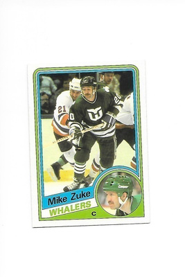 1984-85 OPC #80 Mike Zuke Hartford Whalers