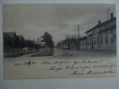 VANHA POSTIKORTTI - WASA 1905 (PK30-3)