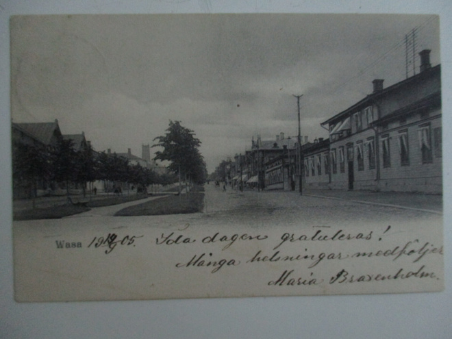 VANHA POSTIKORTTI - WASA 1905 (PK30-3)