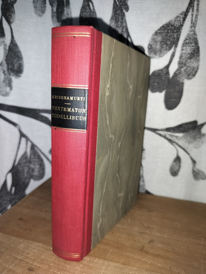 J. Krishnamurti - Tuntematon todellisuus - 1.p.1956