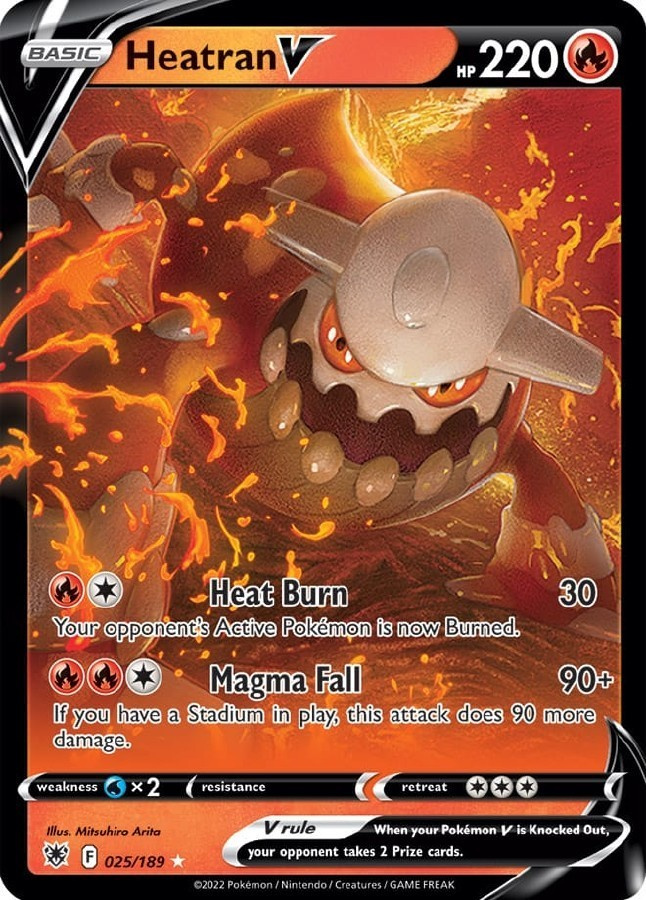 Heatran V 025/189 - Astral Radiance - NM/M