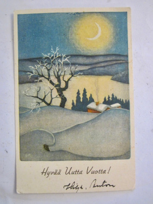VANHA Postikortti Gunnar Forsström 1948