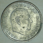 1972 TANSKA 5 Kroner kuningas Frederik IX - pikkukuva 2