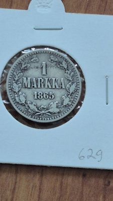 1 markka 1865, Suomi
