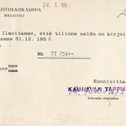 FIRMAKORTTI KAUHAVA N TAPPURA - pikkukuva 1