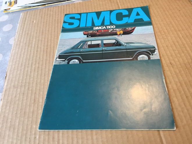 SIMCA 1100 ESITE 60-LUKU HYVÄ