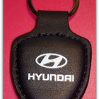 Pieni nahkainen Hyundai avaimenperä - pikkukuva 1