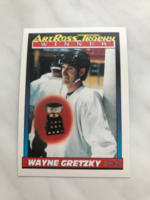 1991-92 O-pee-Chee Art Ross Trophy Wayne Gretzky #522