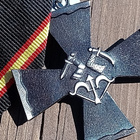 Kannaksen Risti. Halkaisija - 40*40 mm. Valmistajan leimalla - pikkukuva 3