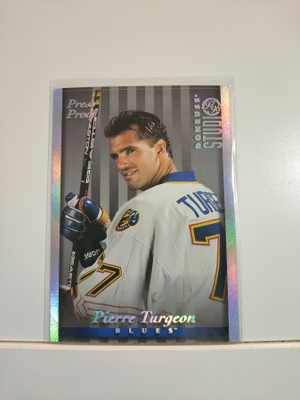 1997-98 Studio Press Proof Silver #64 Pierre Turgeon PR1000