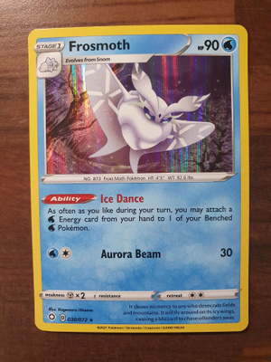 Pokemon Frosmoth 030/072 Reverse holo Rare