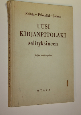 I. V. Kaitila : Uusi kirjanpitolaki selityksineen