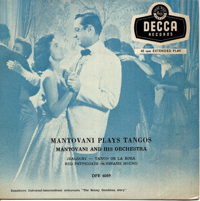 MANTOVANI & HIS ORCHESTRA: "Mantovani Plays Tangos"-EP  7"kk