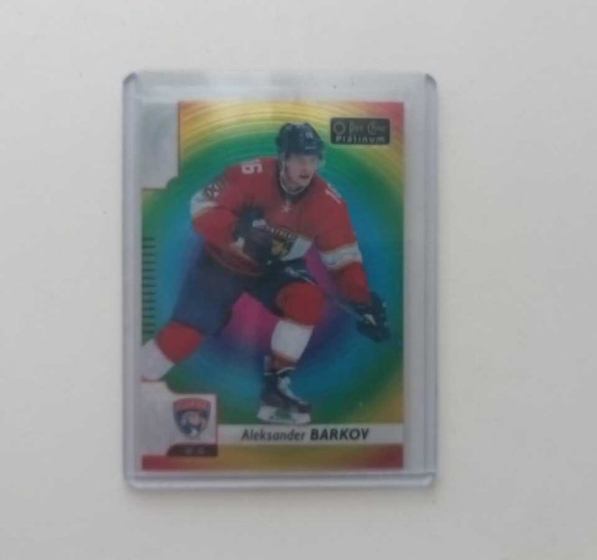 17-18 OPC Platinum Aleksander Barkov Rainbow Color Wheel 