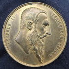Harvinainen mitali 1889 Gent Belgia (Leopold II) - pikkukuva 1